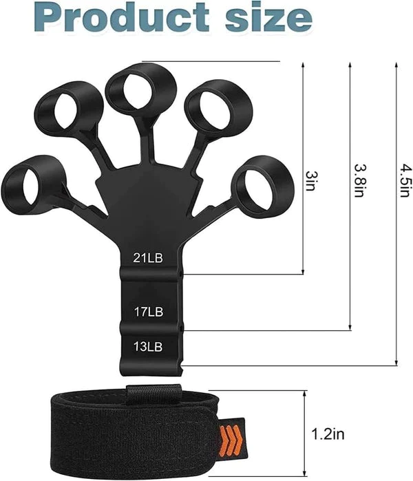 6 Resistant Level Finger Exerciser